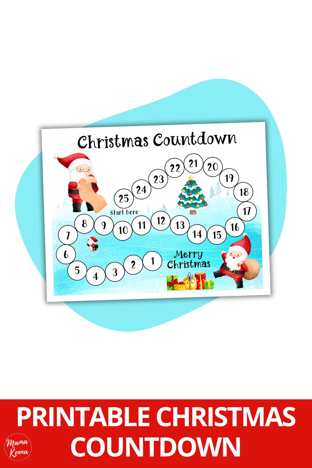 Printable Christmas Countdown