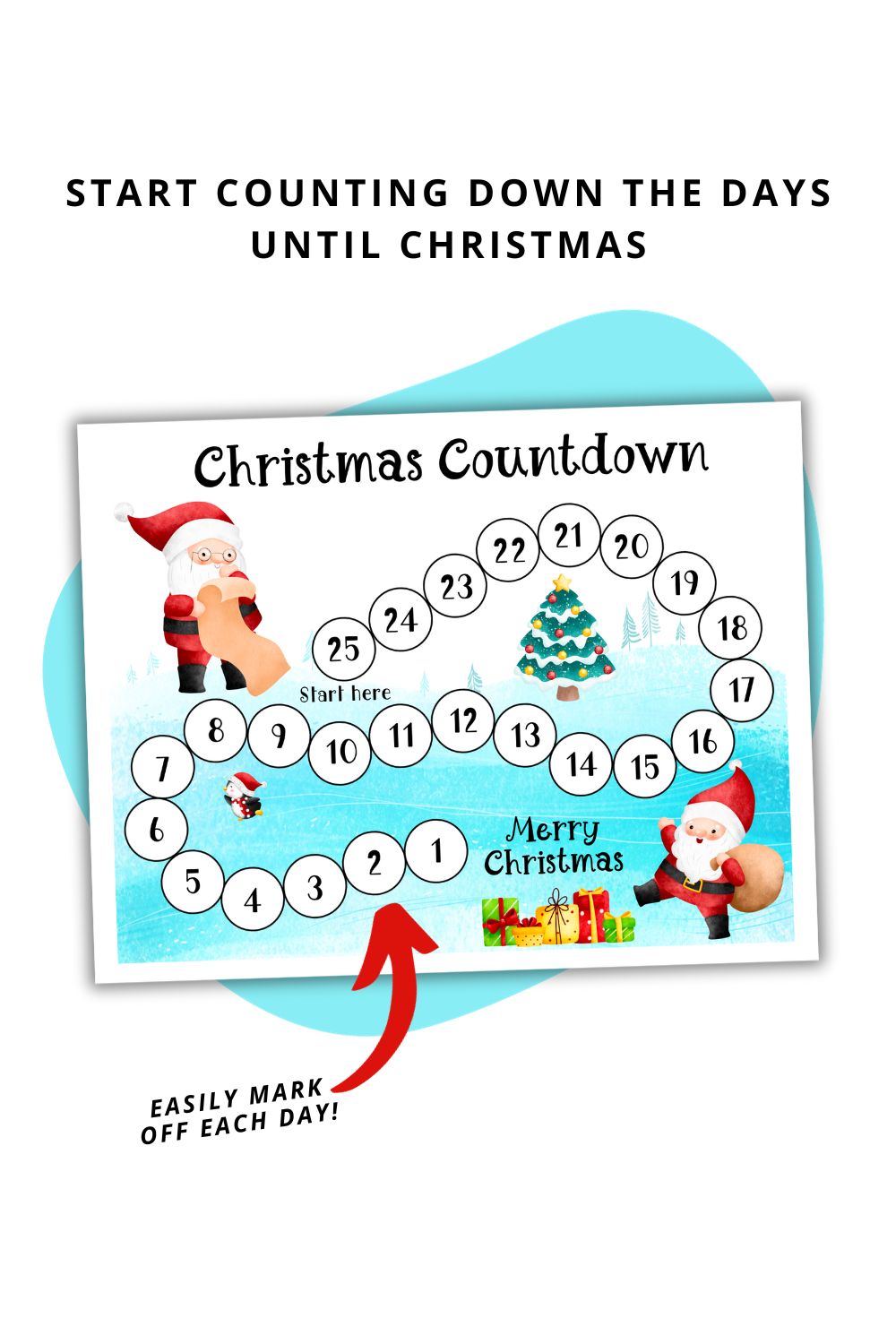 Printable Christmas Countdown