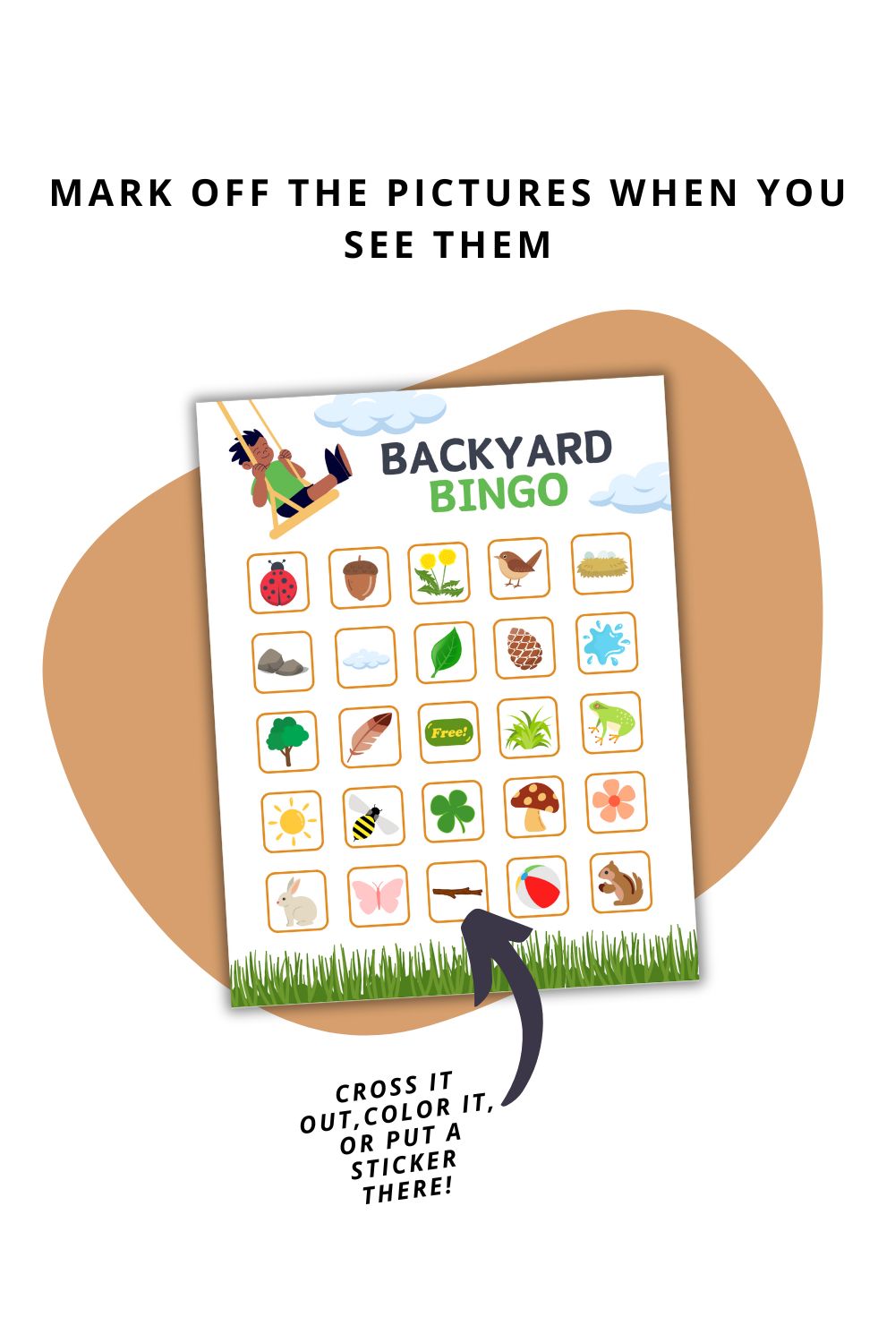 Printable Backyard Bingo