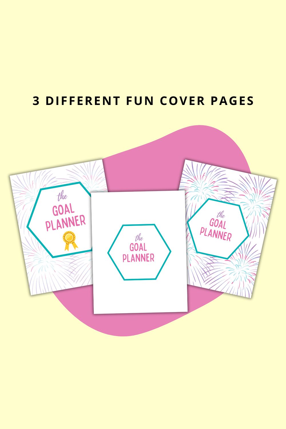 Colorful Goal Planner 2024