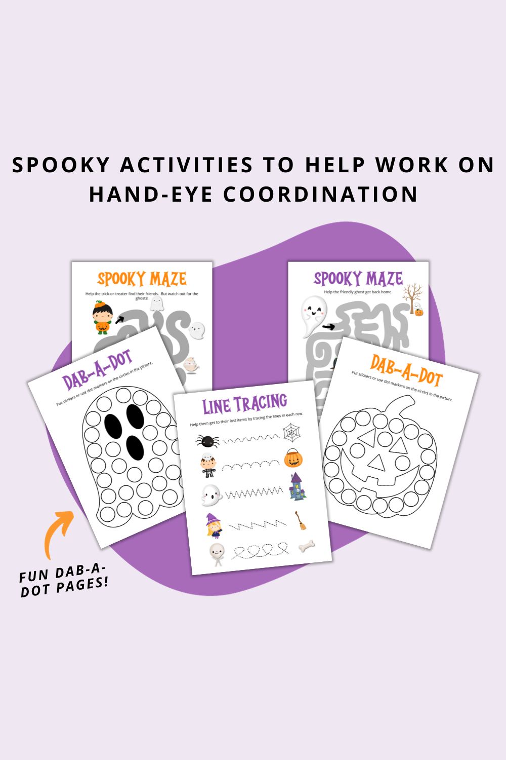 Printable Halloween Activity Book for Kids