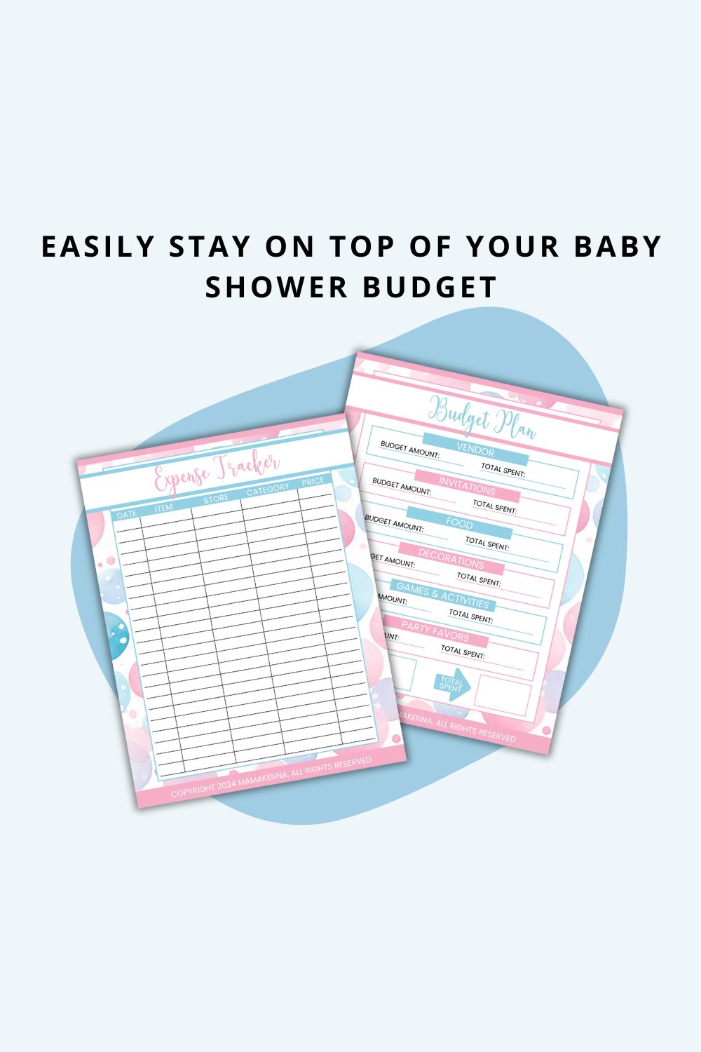 Printable Baby Shower Planner
