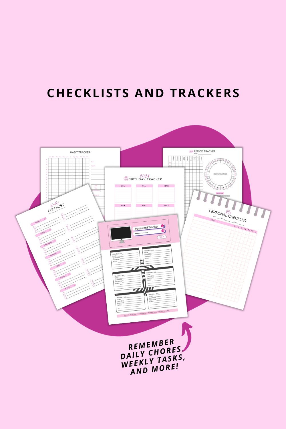 Printable Purple Planner 2024