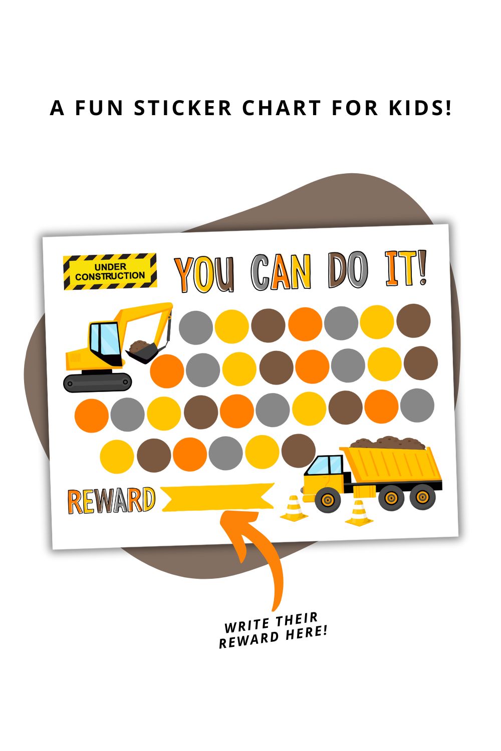 Printable Construction Reward Chart