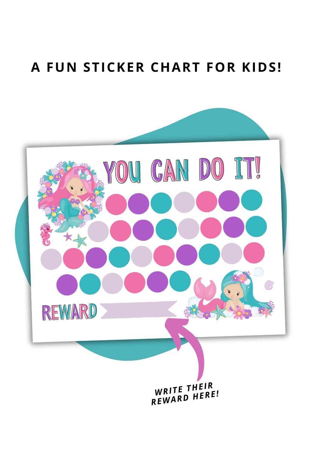 Printable Mermaid Reward Chart