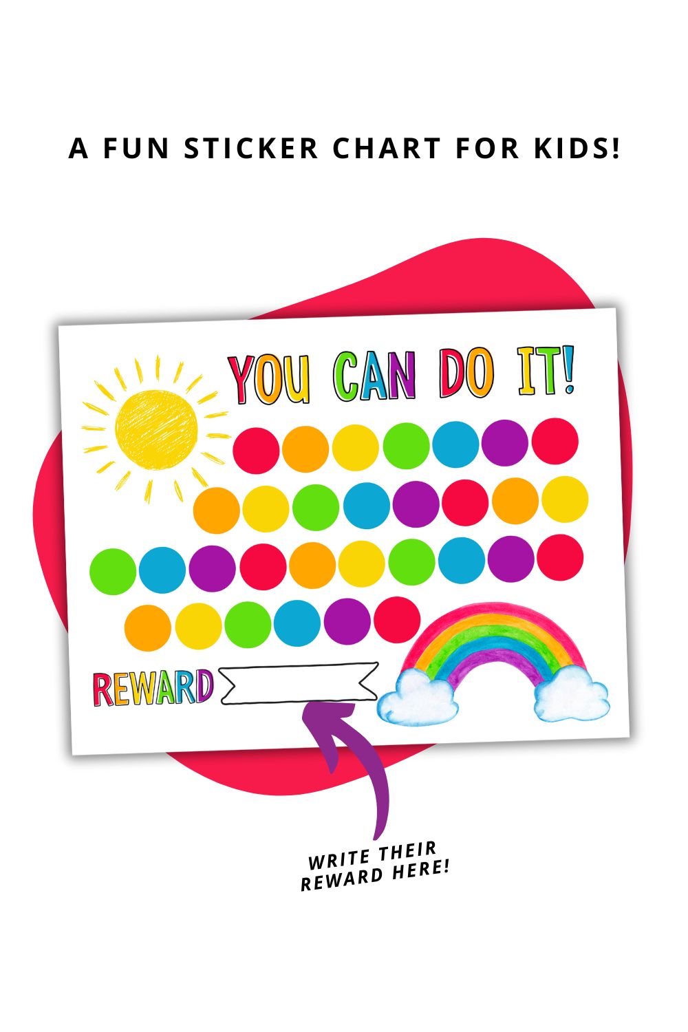Printable Rainbow Reward Chart