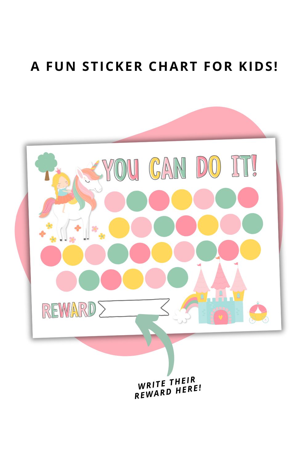 Printable Fairytale Princess Reward Chart