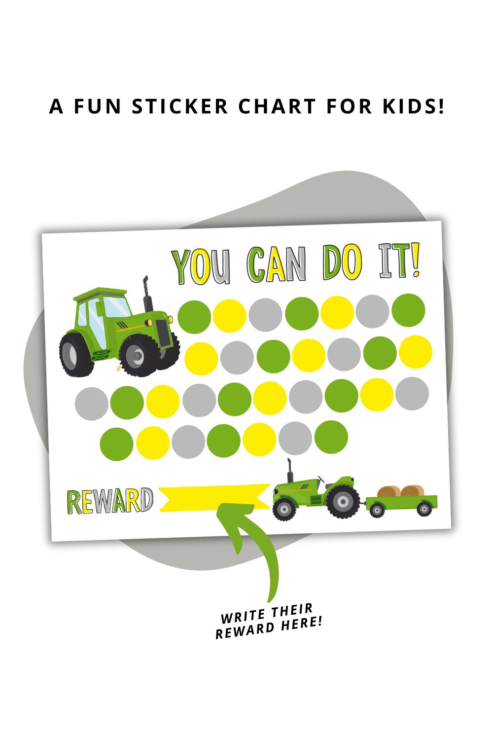 Printable Tractor Reward Chart