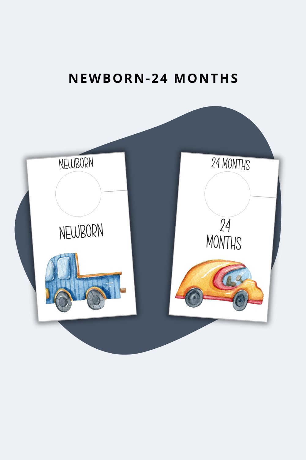 Printable Car Baby Closet Dividers