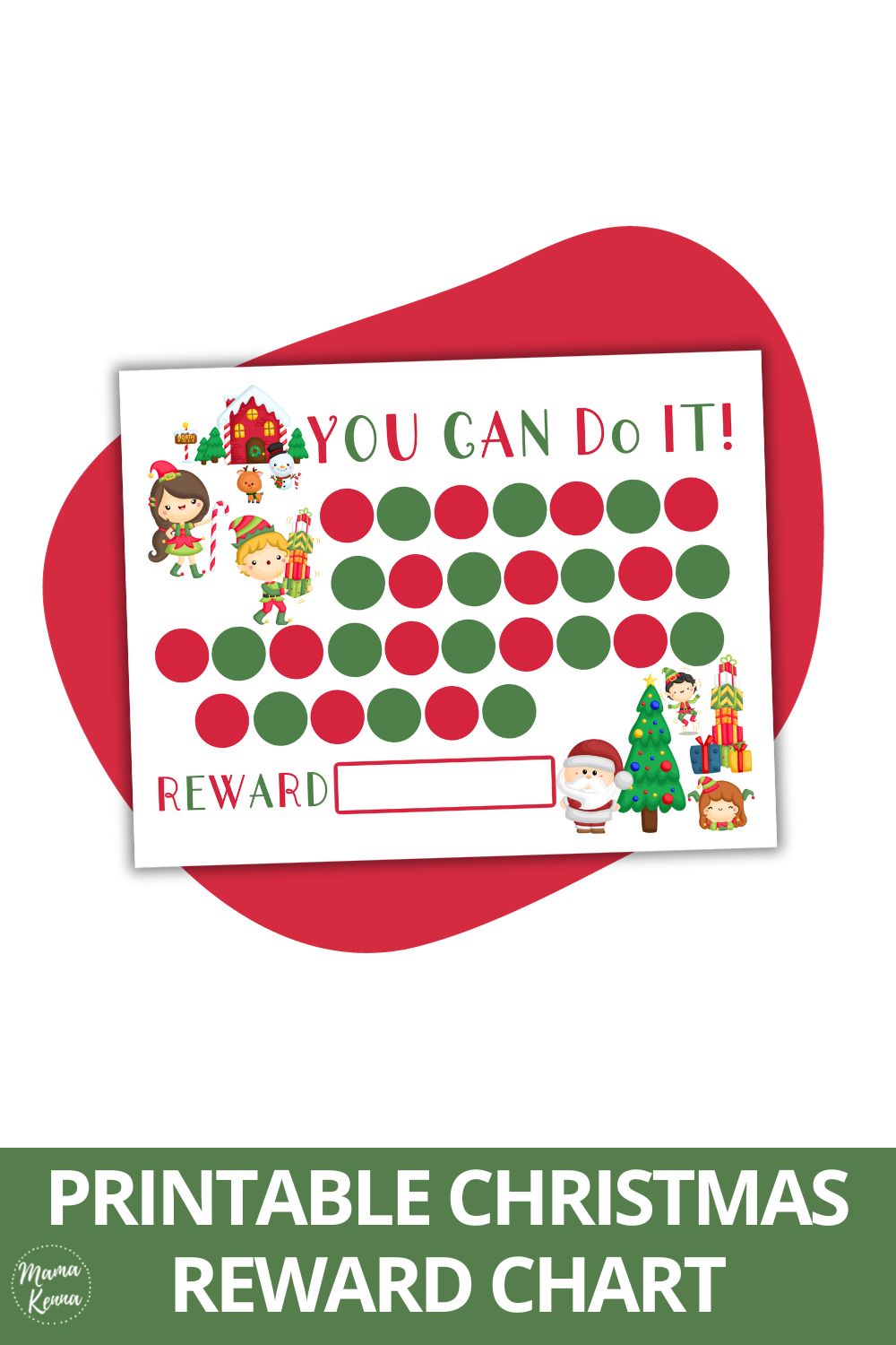 Printable Christmas Reward Chart – Mama Kenna