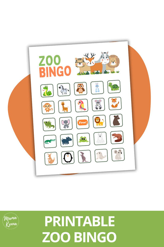 Printable Zoo Bingo