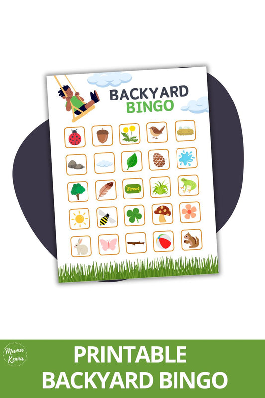 Printable Backyard Bingo