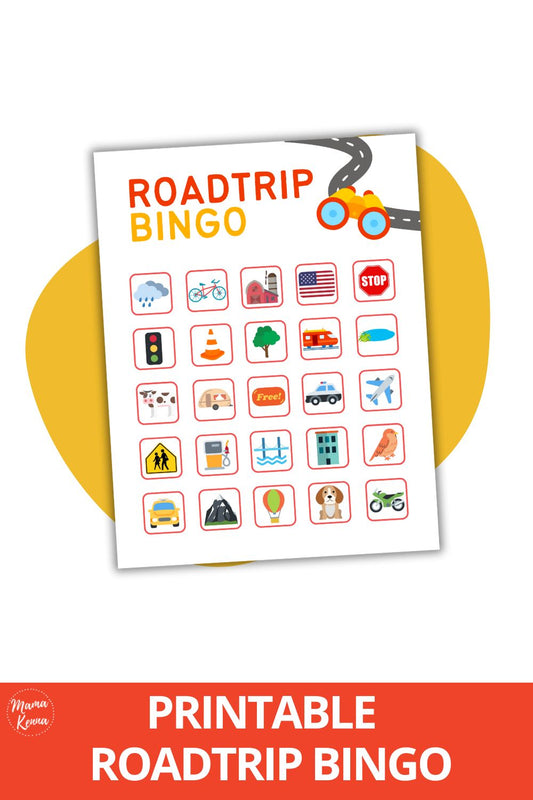 Printable Road Trip Bingo