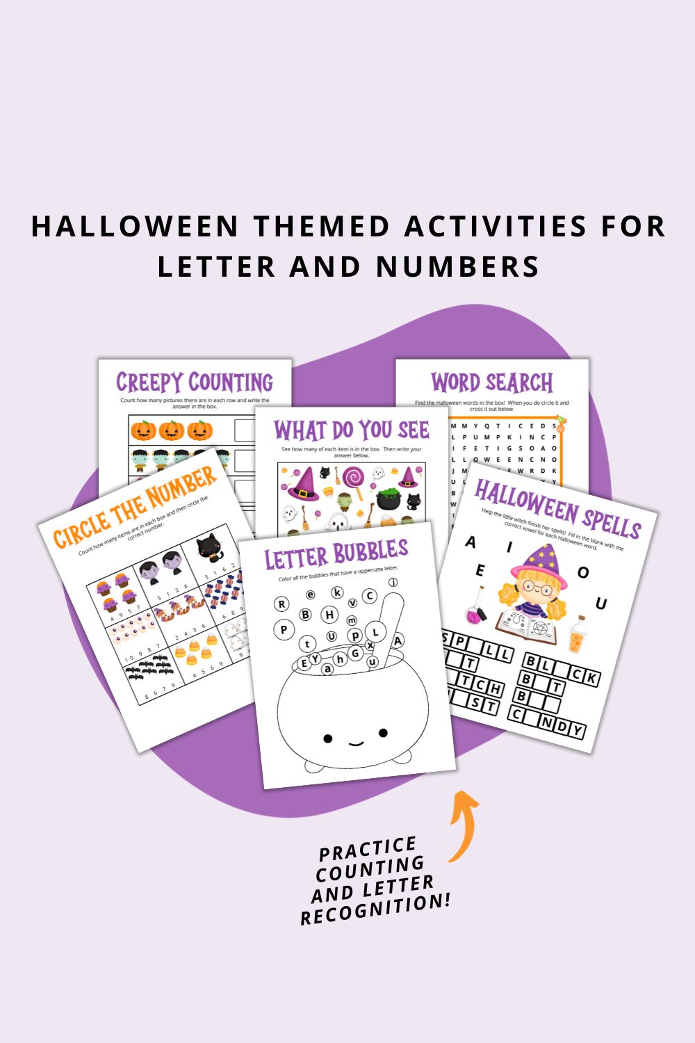 Printable Halloween Activity Book for Kids