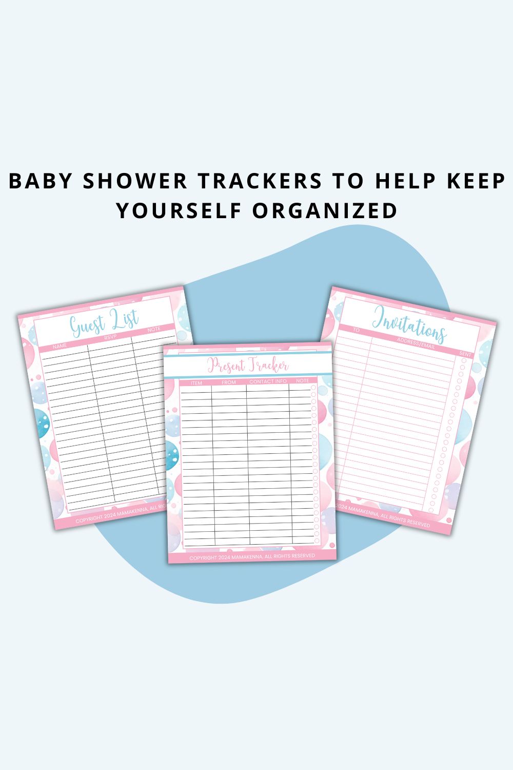 Printable Baby Shower Planner
