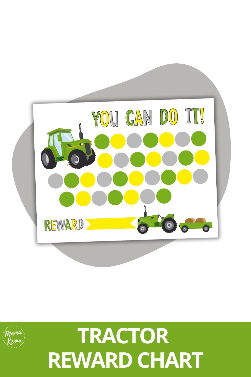 Printable Tractor Reward Chart – Mama Kenna