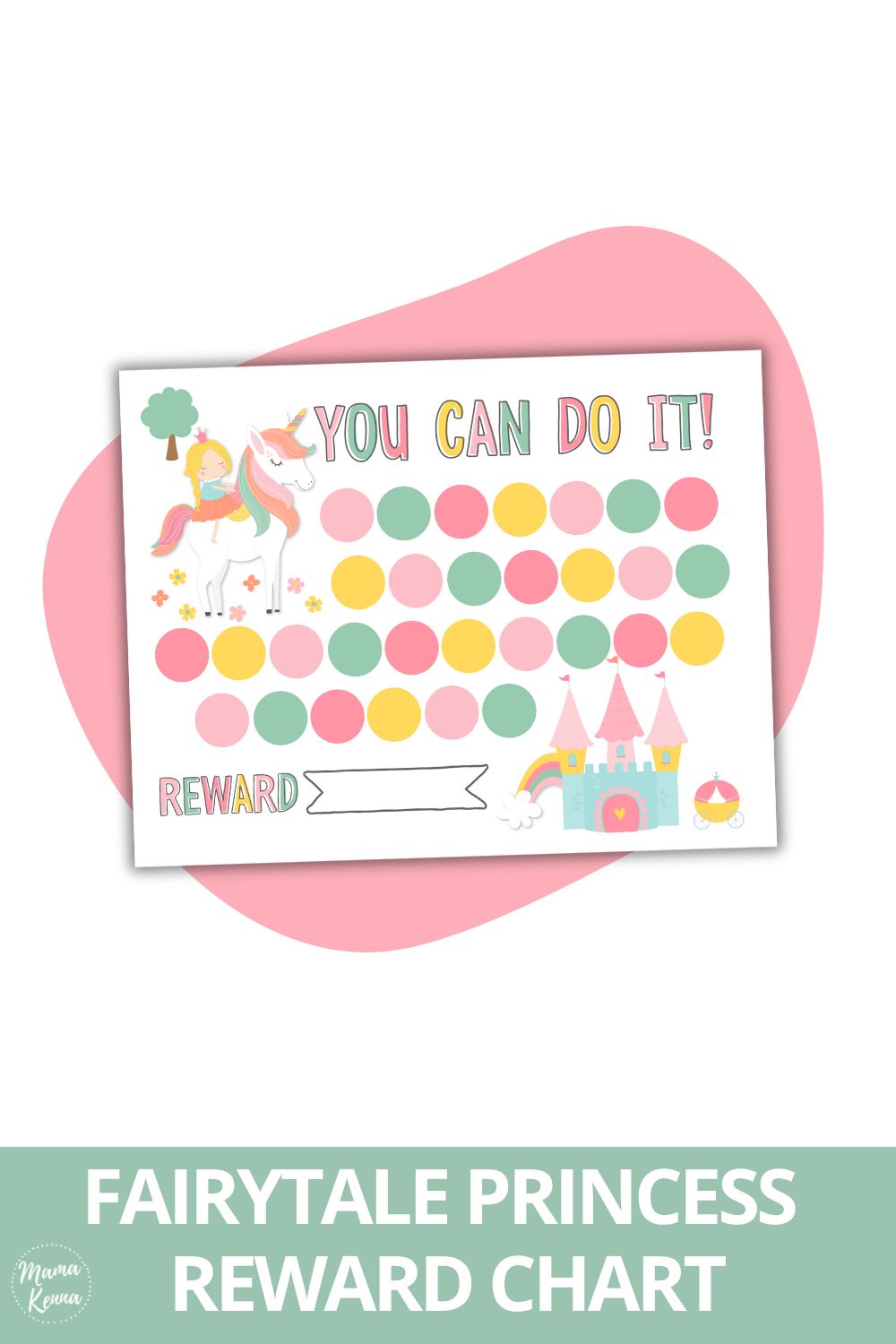 Printable Fairytale Princess Reward Chart