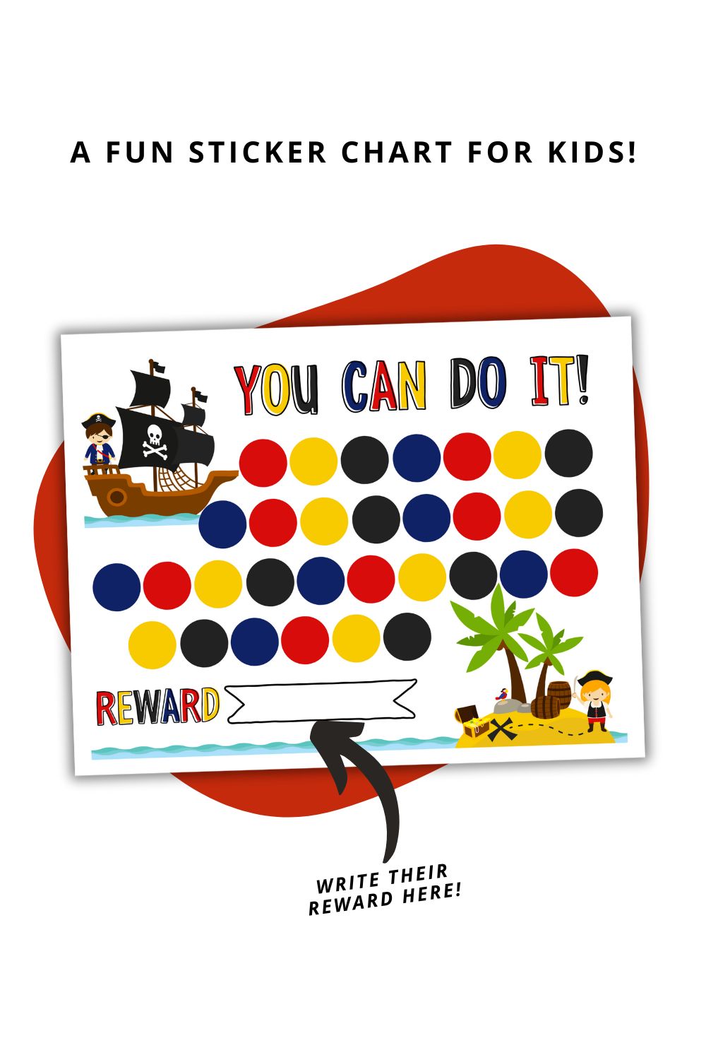 Printable Pirate Reward Chart