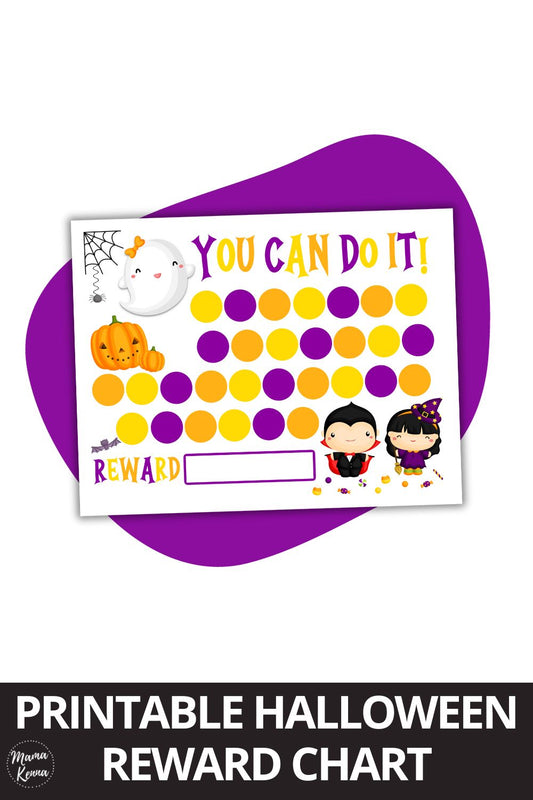 Printable Halloween Reward Chart